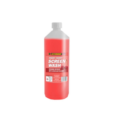 Silverhook Windscreen Screen Wash Cherry Scented No-Smear Formulation  1 Litre from B&Q