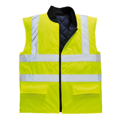 Portwest Hi-Vis Reversible Bodywarmer from B&Q