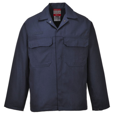 Portwest Bizweld Jacket M Navy POW04638 - Image 3