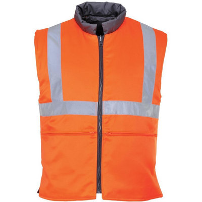 Portwest Hi-Vis Reversible Bodywarmer from B&Q