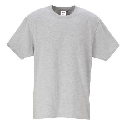 Portwest  Turin Premium T-Shirt L Heather Gry (Pack Of 12) - Image 6