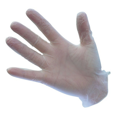 Portwest Powdered Vinyl Disposable Glove (Pk100) from B&Q
