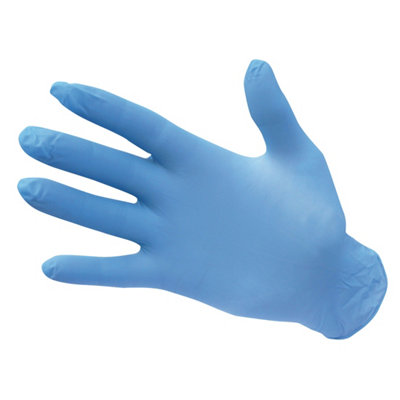 Portwest Disp 3.5 Mil Nitrile Powder Free Disposable Glove (Pk100) from B&Q