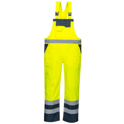 Portwest Contrast Bib & BraceUnlined from B&Q