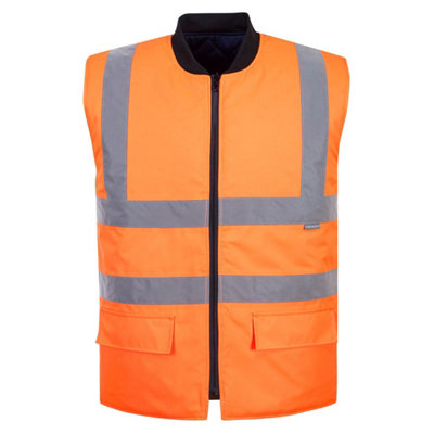 Portwest Hi-Vis Reversible Bodywarmer from B&Q