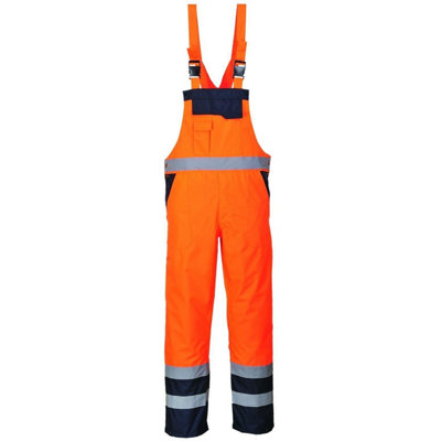 Portwest Contrast Bib & BraceLined from B&Q
