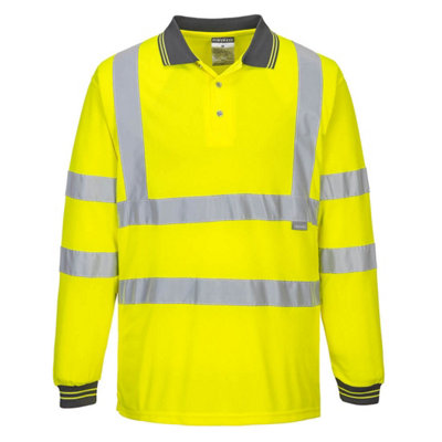 Portwest Hi-Vis Long Sleeved Polo from B&Q