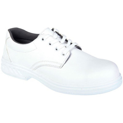 Portwest Steelite Laced Safety Shoe White from B&Q