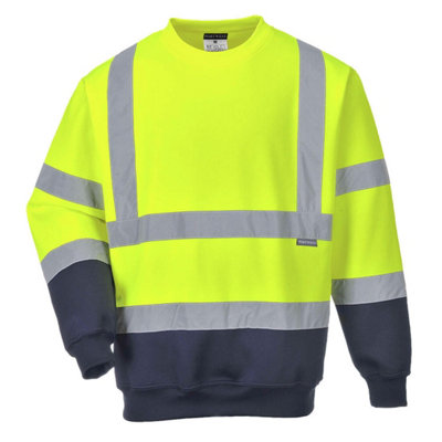Portwest Two Tone Hi-Vis Sweatshirt from B&Q