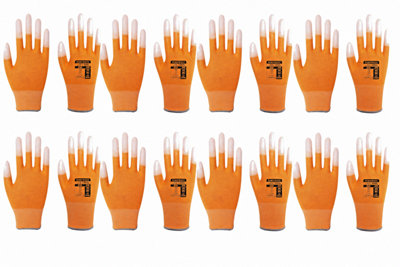 Portwest A198 Antistatic Pu Fingertips Safety Gloves Size 6 Xtra SmallPack Of 12 Pairs from B&Q