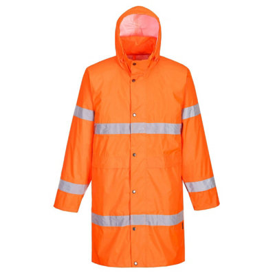Portwest Hi-Vis Rain Coat H442 from B&Q