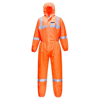 Portwest Hi-Vis Sms Coverall (Pack Of 50) from B&Q