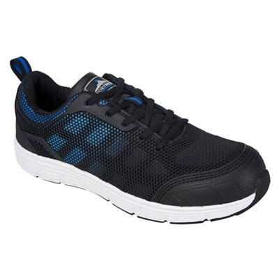 Portwest Steelite Tove Safety Trainer Black/blue from B&Q