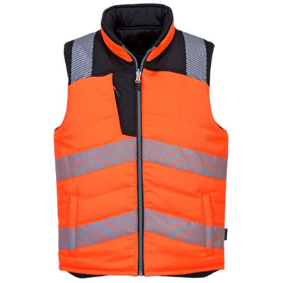 Portwest Hi-Vis Reversible Bodywarmer from B&Q