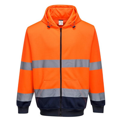Portwest Two-Tone Zip Front Hoodie from B&Q