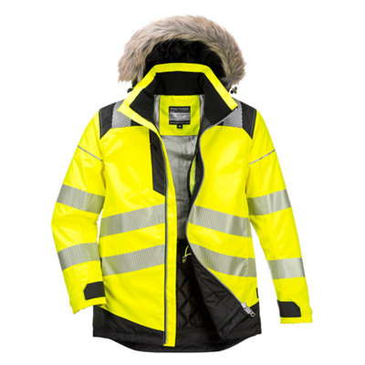 Portwest Pw3 Hi-Vis Parka Jacket from B&Q