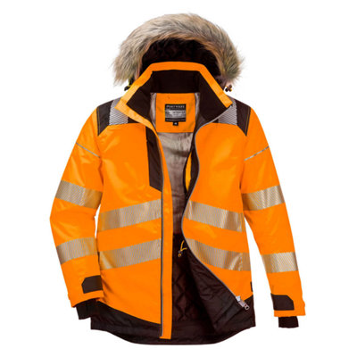 Portwest Pw3 Hi-Vis Parka Jacket from B&Q