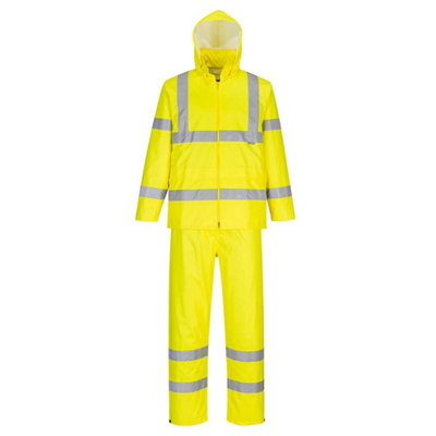 Portwest Hi-Vis Packaway Rain Suit from B&Q