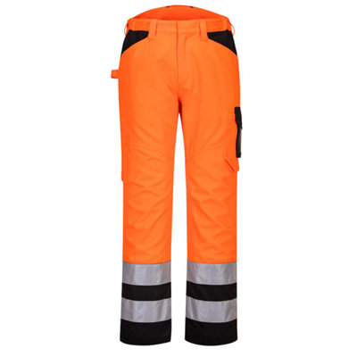 Portwest Pw2 Hi-Vis Service Trousers from B&Q