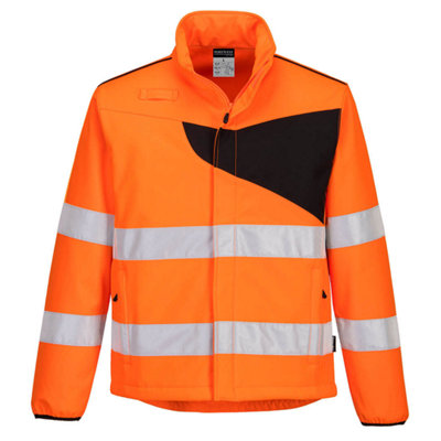 Portwest Pw2 Hi-Vis Softshell Jacket 2L Orange