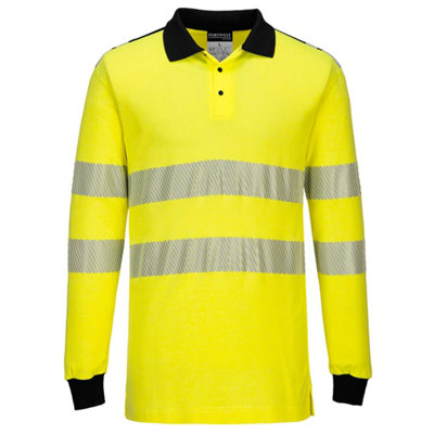 Portwest Wx3 Flame Resistant Hi-Vis Polo Shirt from B&Q