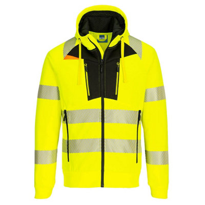 Portwest Dx4 Hi-Vis Funnel Neck Sweatshirt from B&Q