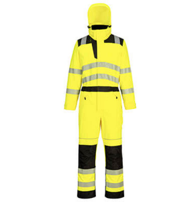 Portwest Pw3 Hi-Vis Rain Coverall from B&Q