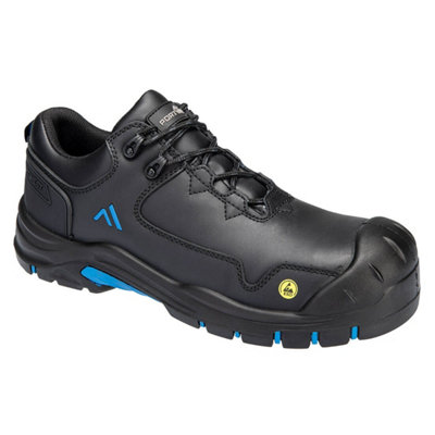 Portwest Apex Compositelite Shoe S3S Esd Hro Sr Sc Fo Black/blue from B&Q