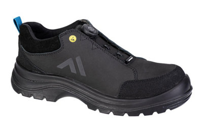 Portwest Black/Blue Ridge Composite Low Shoe S3s Esd Sr Fo