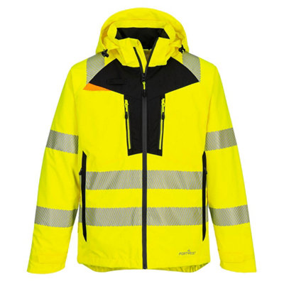 Portwest Dx4 Hi-Vis Rain Jacket from B&Q