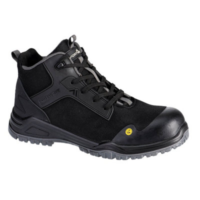 Portwest Bevel Composite Mid Boot S3S Esd Sr Fo Black/grey from B&Q