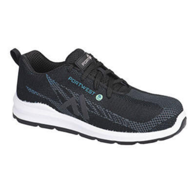 B&Q -  Eco Fly Composite Trainer S1Ps Sr Fo Black/blue