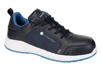 Portwest Eco Composite Trainer S3S Sr Black/blue from B&Q