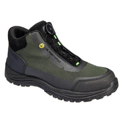 Portwest Girder Composite Mid Boot S3S Esd Sr Fo Black/green from B&Q