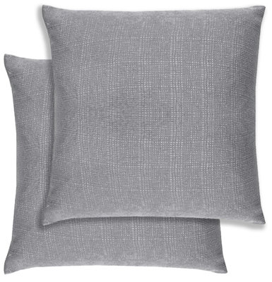 B&Q -  Pair Of Matrix Grey Textured Cushion Covers43X43CmCases Only