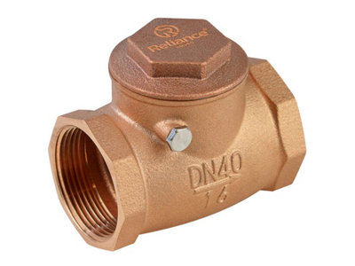 Reliance Valves Rv Bronze Check Valve Dn32 Brck100004 from B&Q
