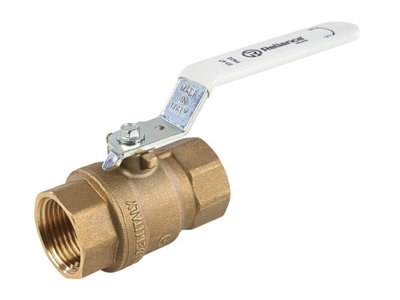 Reliance Valves Rv Dzr Brass Ball Valve Lever Dn40 Bval101034 from B&Q