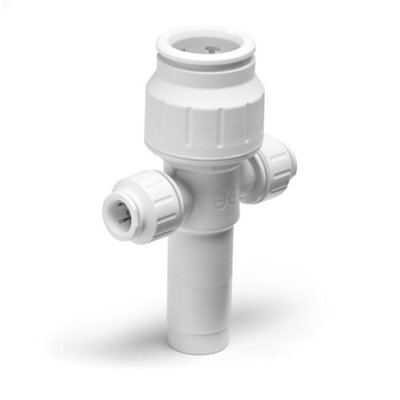Jg Speedfit John Guest Speedfit 22Mm X 10Mm 2 Port Manifold With Stem Pem582210awp