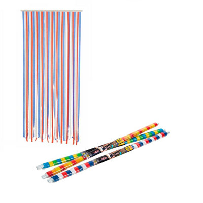 Coloured PVC Strip Blind Fly Door Curtain Indoor Flying Insect Screen 90cm x 2m - Image 6