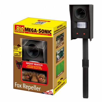The Big Cheese Mega-Sonic Fox Repeller from B&Q