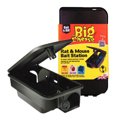 Big Cheese Stv179 Rat And Mouse Killer Bait Station 3Pc from B&Q