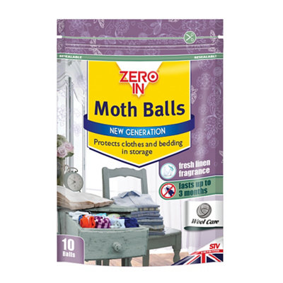 Zero In Moth Balls Pack Of 10 78G from B&Q
