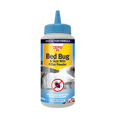 Zero In Killer Bed Bug & Dust Mite Pest Powder