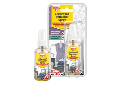 STV Zero In Zer039 Cedarwood Refresher Spray 75Ml from B&Q