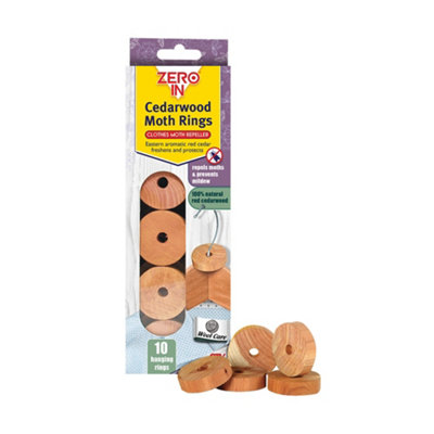 STV Zero In Cedarwood Moth Rings10 Pack-Zer035 from B&Q