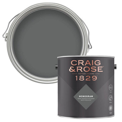Craig & Rose 1829 Monogram Chalky Emulsion Paint2.5L from B&Q