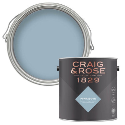 Craig & Rose 1829 Pompadour Chalky Emulsion Paint2.5L from B&Q