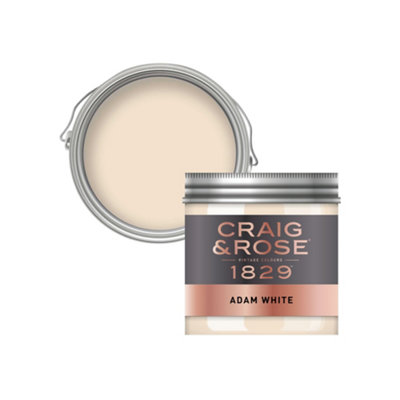 Craig & Rose 1829 Adam White Chalky Emulsion Paint50Ml from B&Q