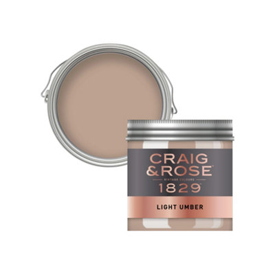 Craig & Rose 1829 Light Umber Chalky Emulsion Paint50Ml from B&Q