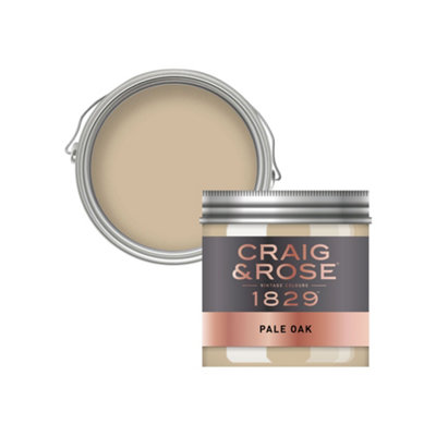 Craig & Rose 1829 Pale Oak Chalky Emulsion Paint50Ml from B&Q